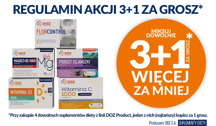 Regulamin akcji 3+1 za grosz