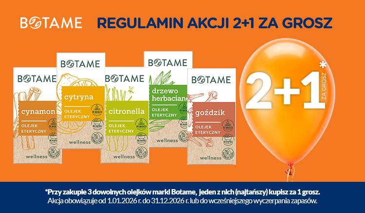 Regulamin akcji olejki Botame 2+1 za&nbsp;grosz