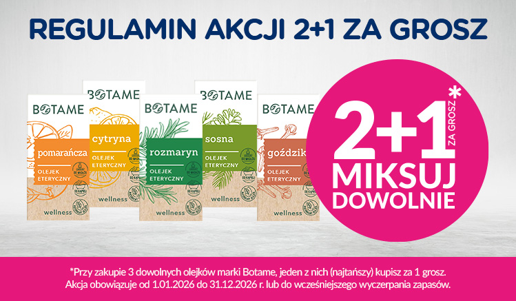 Regulamin akcji olejki Botame 2+1 za&nbsp;grosz