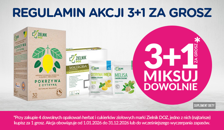 Regulamin akcji Herbaty i&nbsp;Cukierki 3+1 za&nbsp;grosz