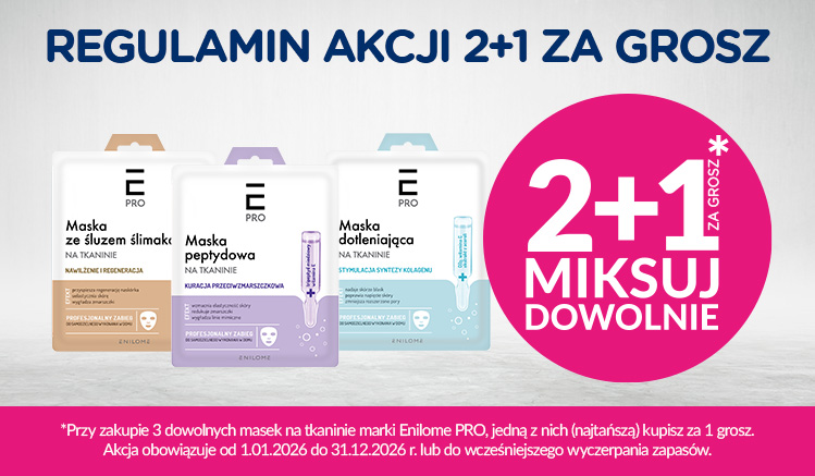 Regulamin akcji Maski Enilome PRO 2+1 za&nbsp;grosz