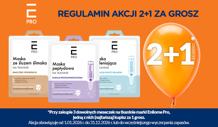 Regulamin akcji Maski Enilome PRO 2+1 za&nbsp;grosz